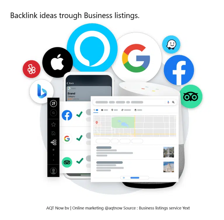Backlink ideas trough business listings