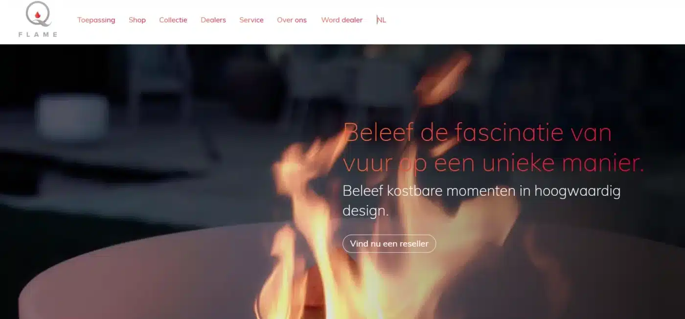 Referentie AQT now - QFlame website